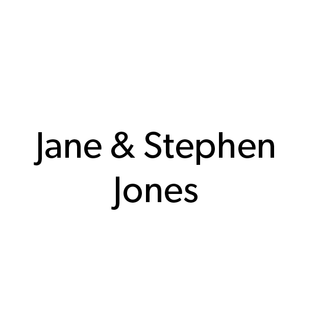 jane & stephen jones