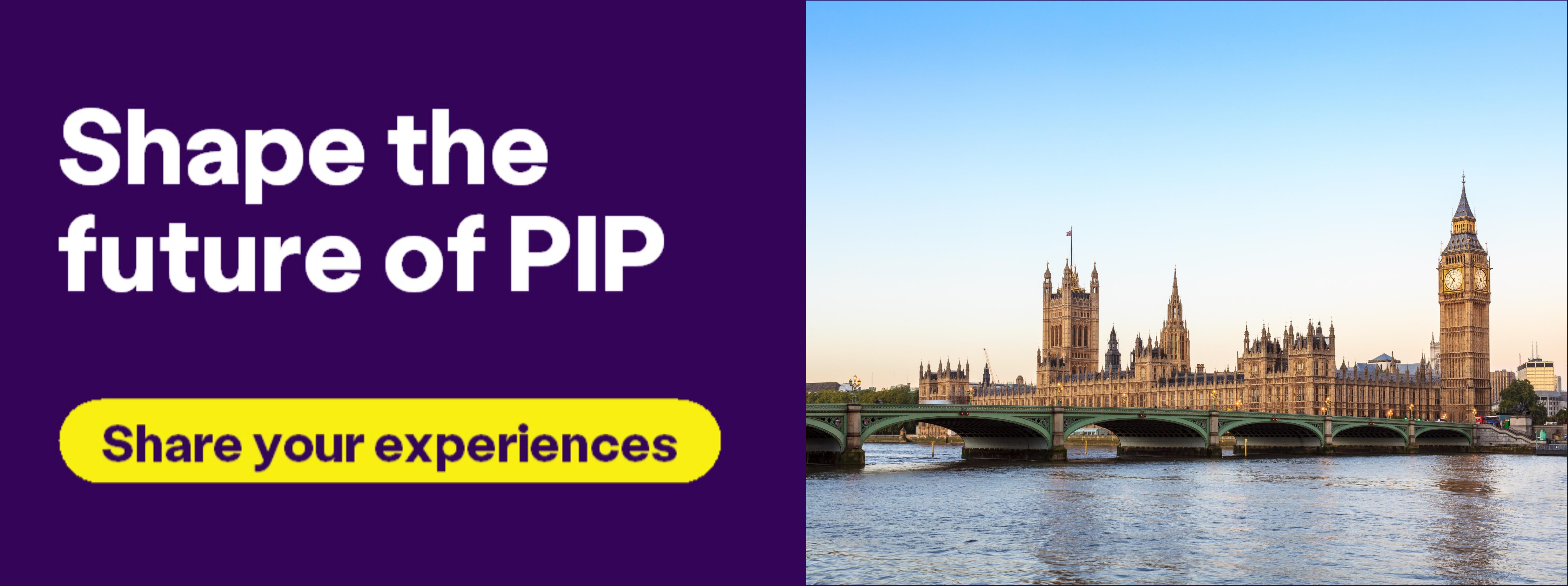 Shape the future of PIP. Share your experiences