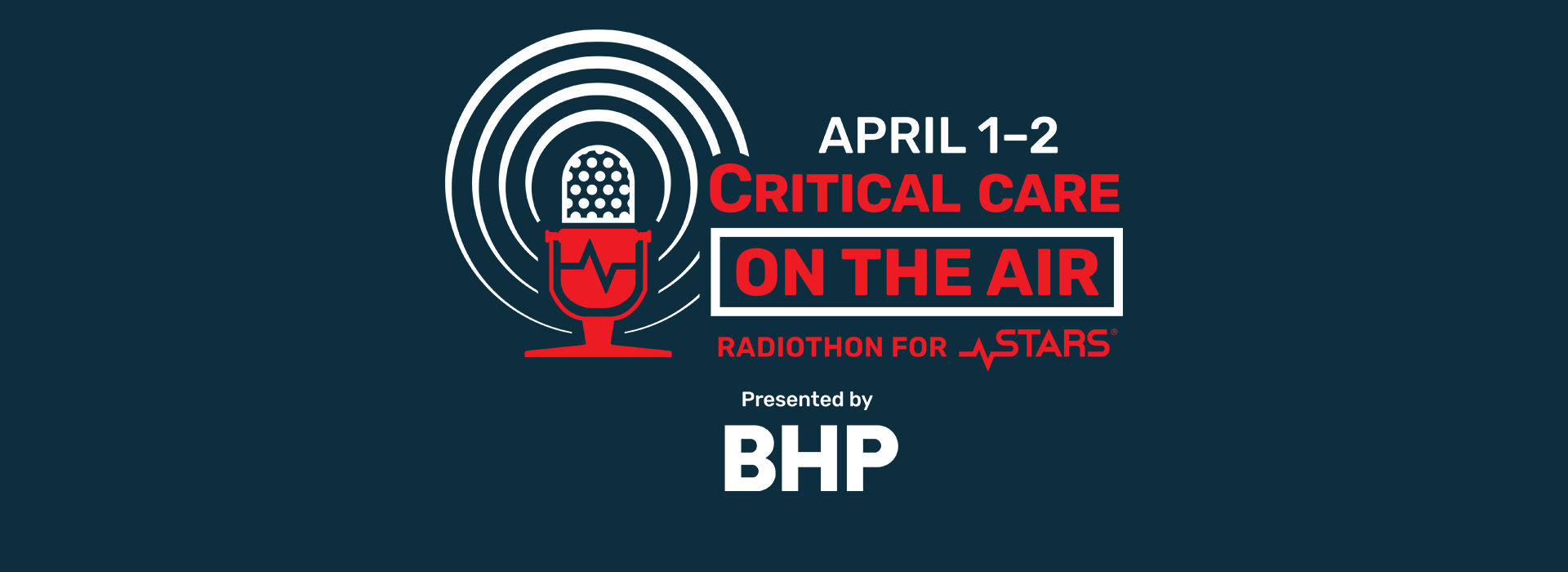 Critical Care on the Air Radiothon for STARS Presented by BHP