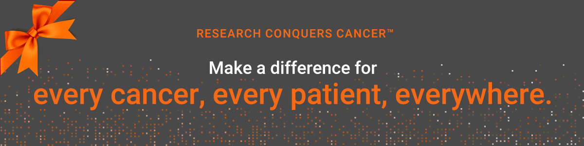 Make a difference for every cancer, every patient, everywhere