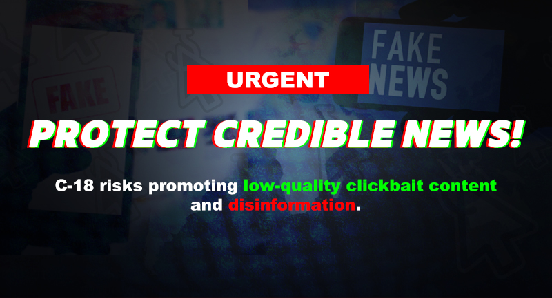 urgent: protect credible news