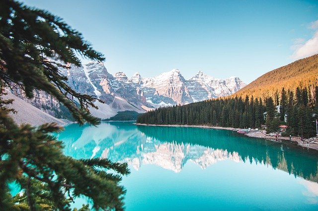 Banff landscape in Alberta, Canada