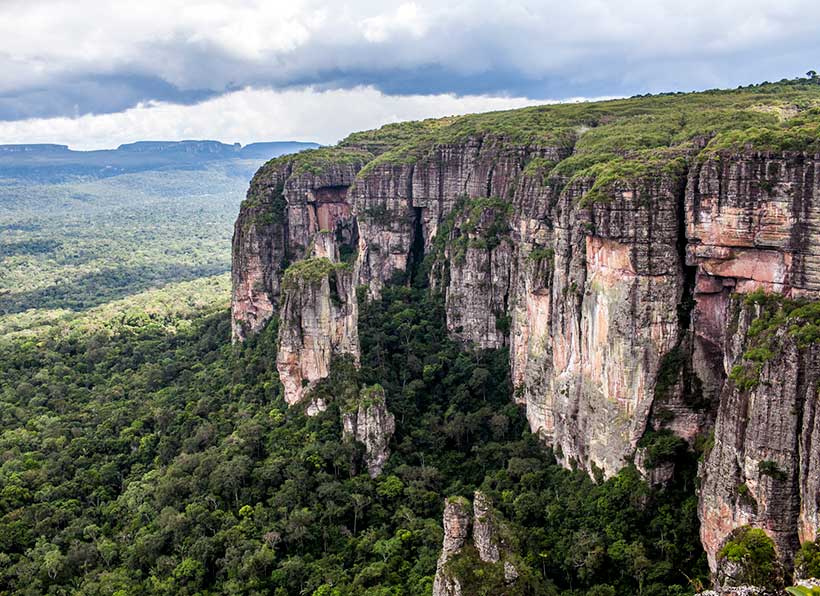 Aerial view of Parque Nacional Natural Sierra de Chiribiquete in Colombia. &copy; Erika Nortemann/TNC