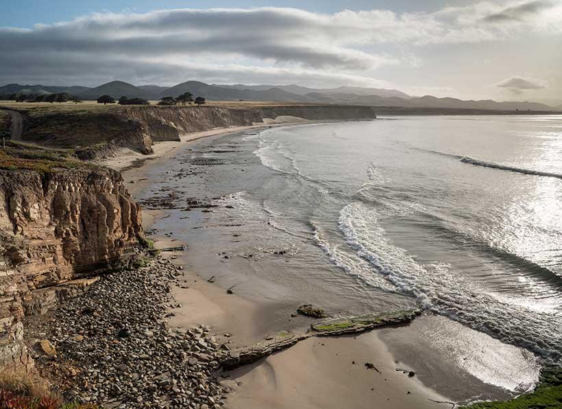 Rugged coastline at TNC's Dangermond Preserve, California. &copy; Bill Marr/TNC
