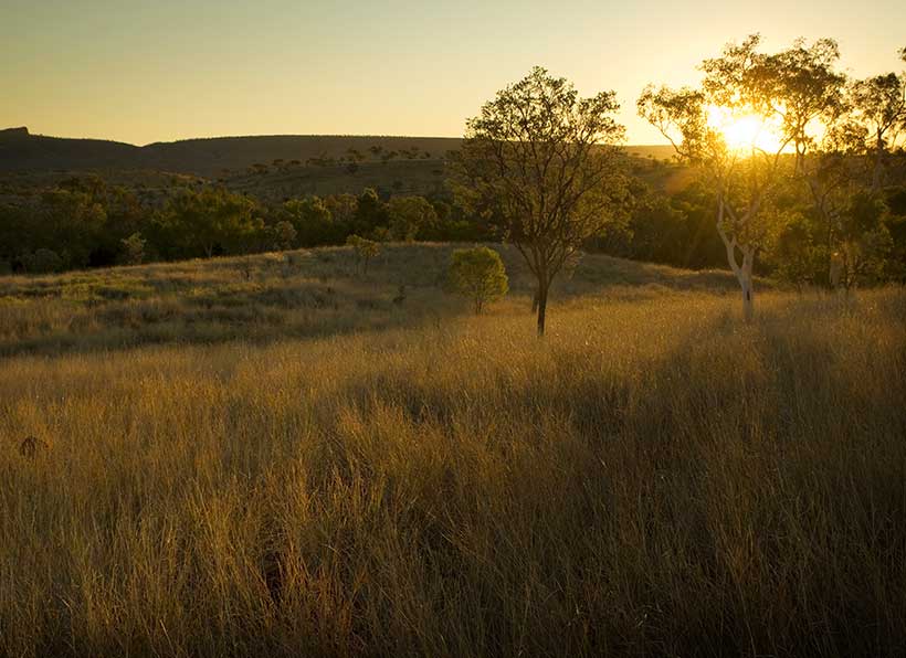 Sunset in the Kimberley region of Western Australia. &copy; Mark Godfrey/TNC