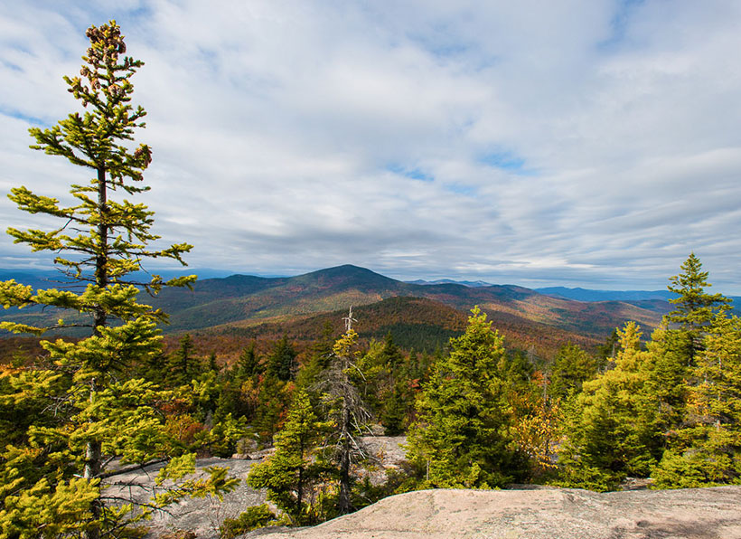 Scenic view in the Green Hills Preserve in the Mount Washington Valley of New Hampshire. &copy; Joe Klementovich