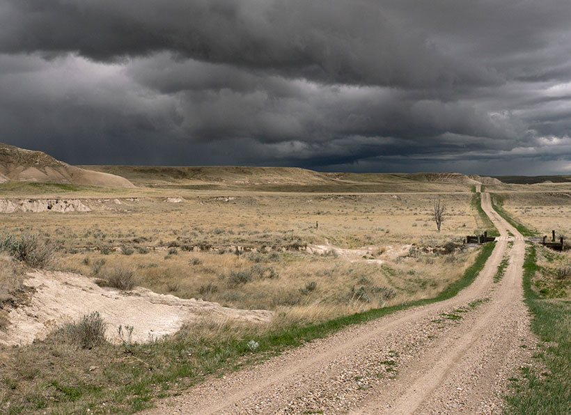 Storm clouds over The Nature Conservancy's Double Bar 7 Ranch in the Conata Basin in southwestern South Dakota. &copy; Mark Godfrey/TNC