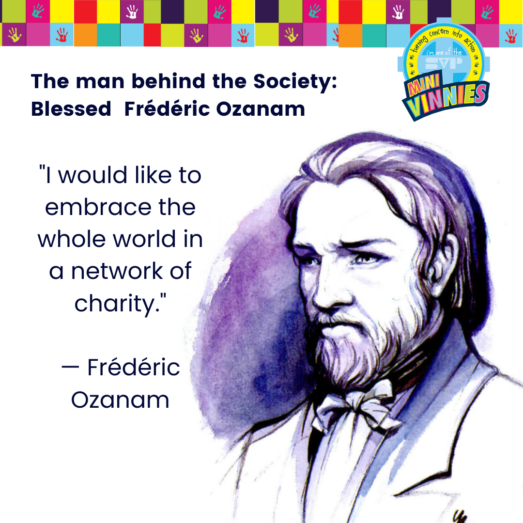 This is a picture of Blessed Frederic Ozanam