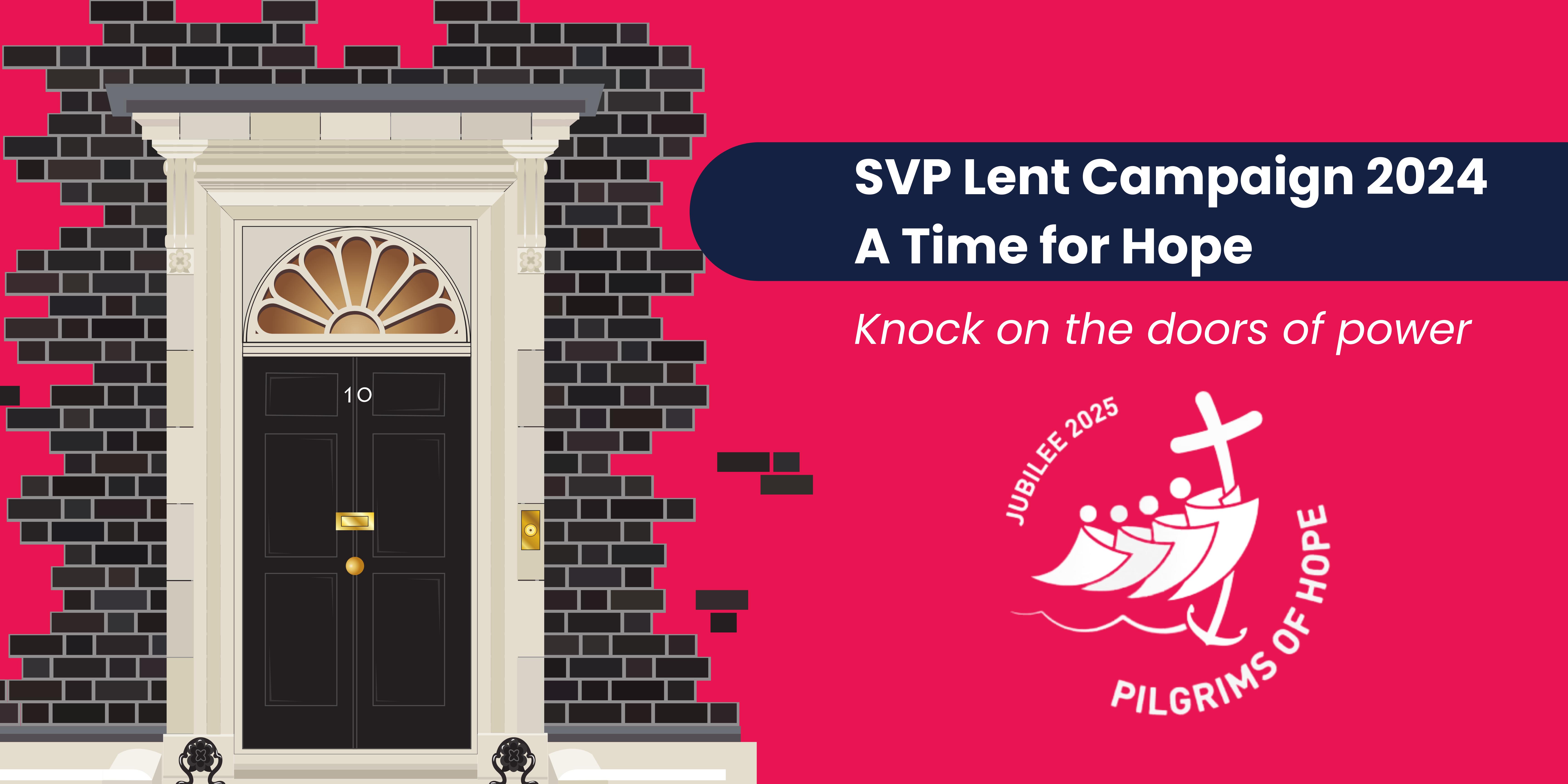 This is a banner for the Lent campaign.