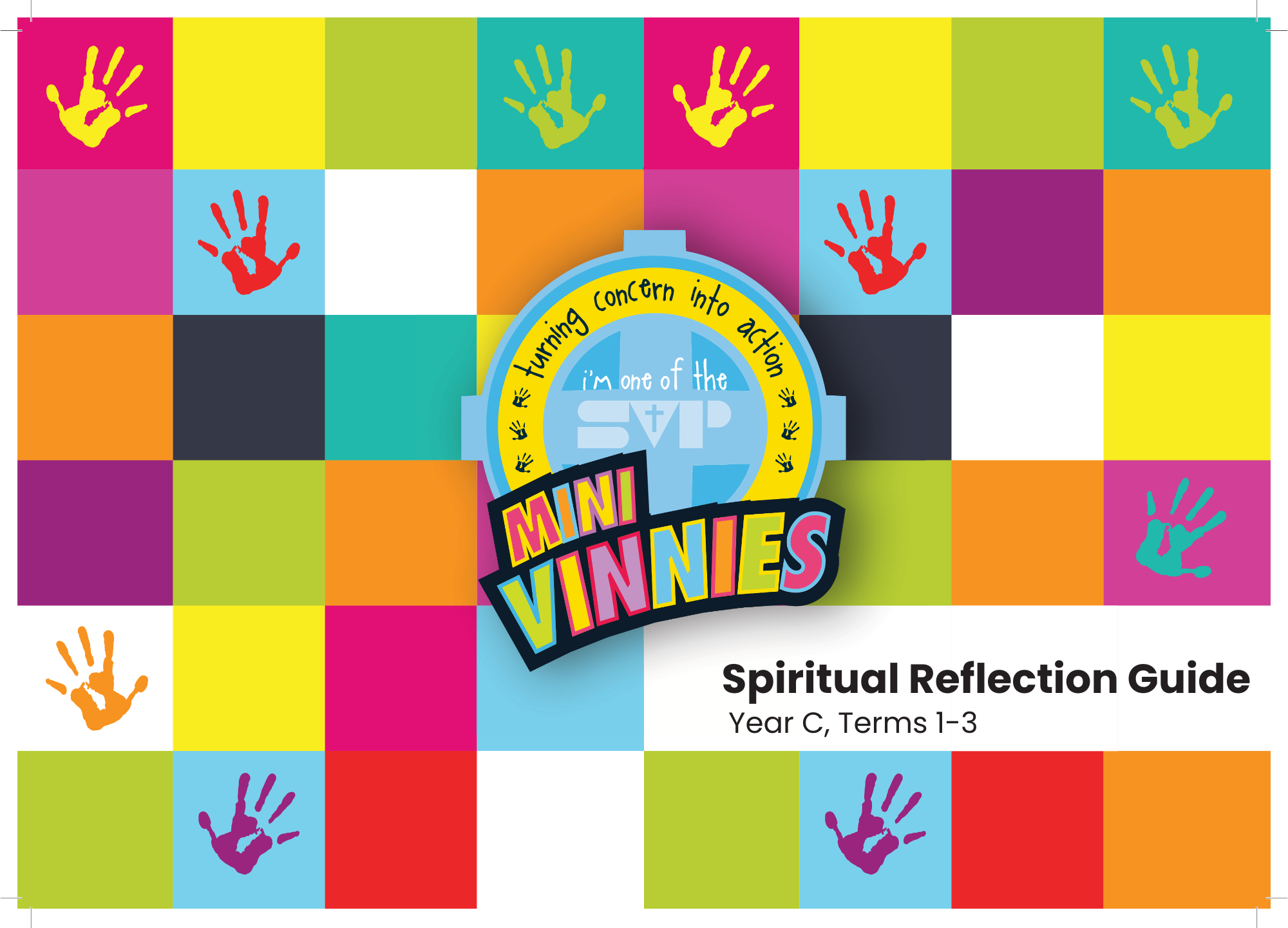 This is an image of the front cover of the Spiritual Reflection Guide