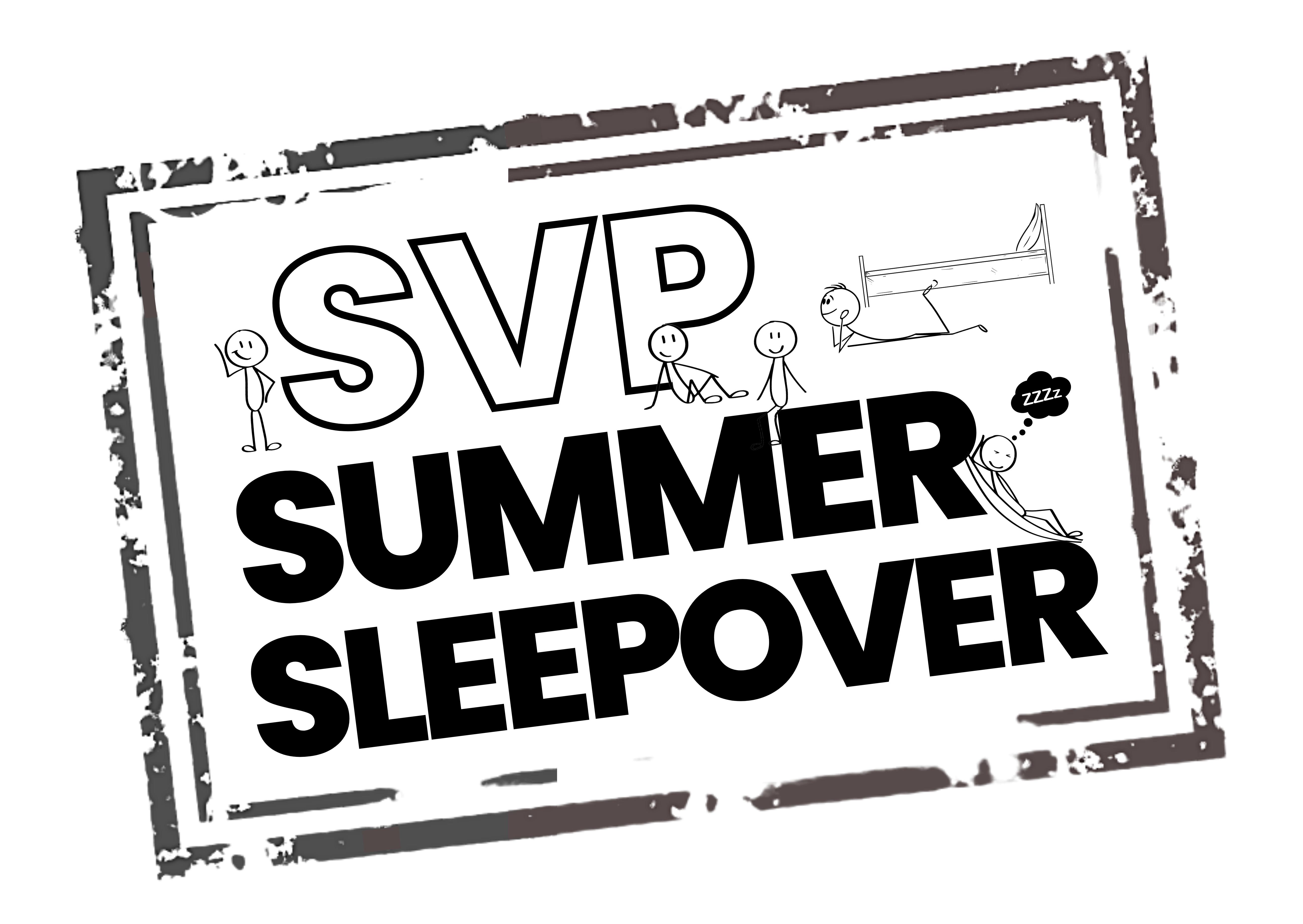 This is a picture of the SVP Summer Sleepover logo