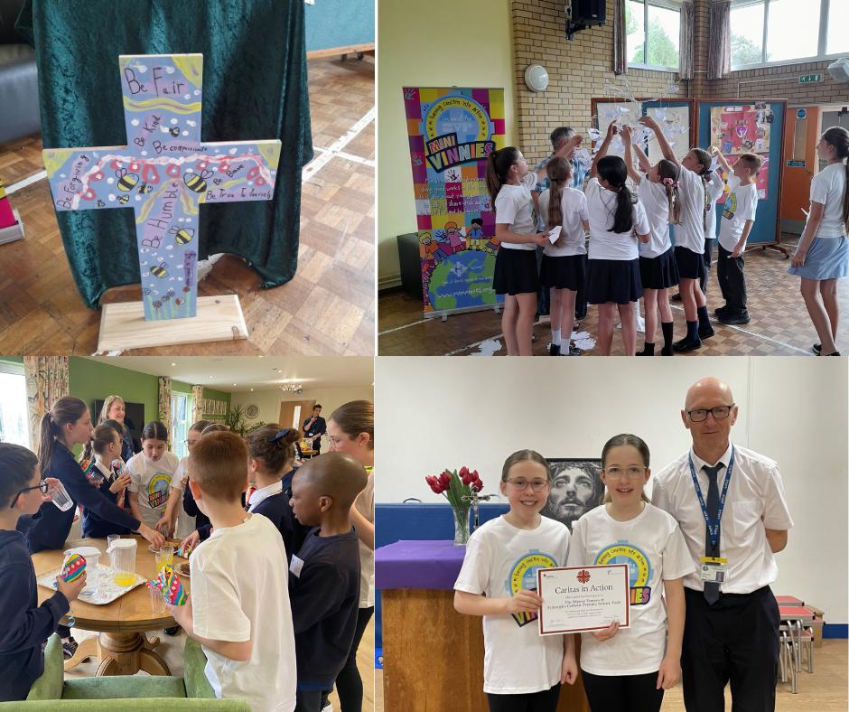 This is a picture of the Mini Vinnies from St Joseph's Poole