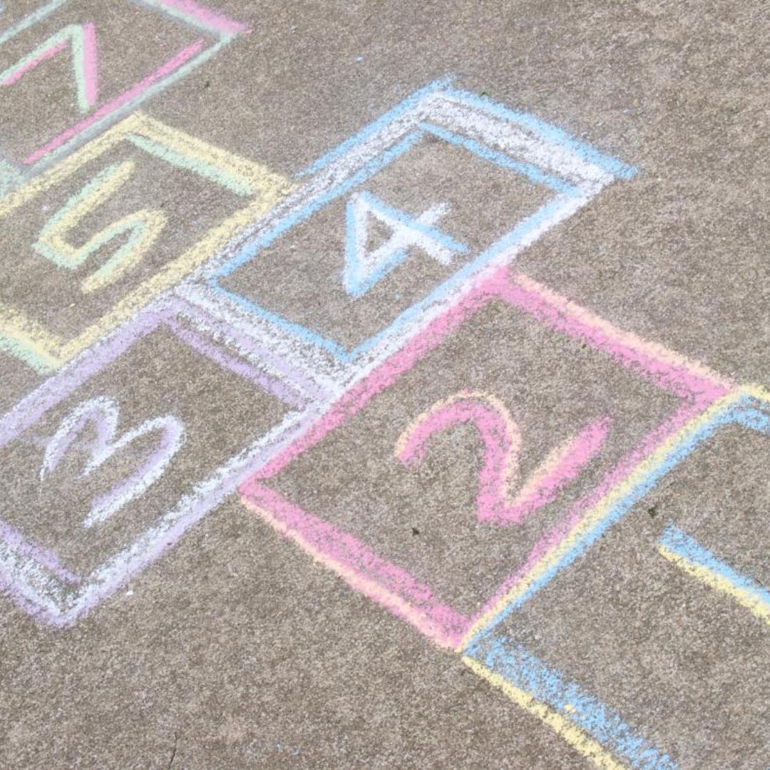 This is a picture of a hop-scotch