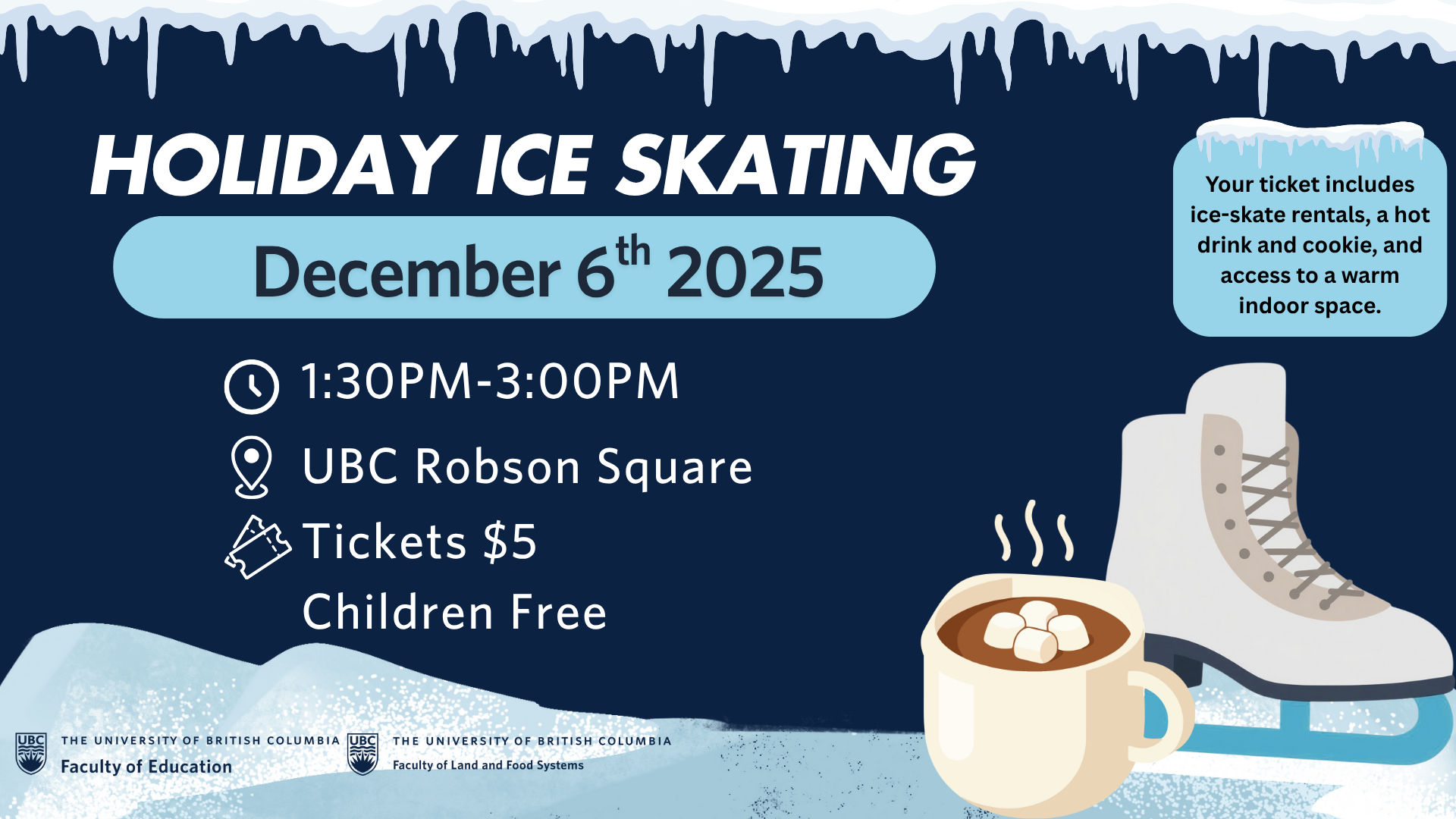 banner image: Holiday ice skating