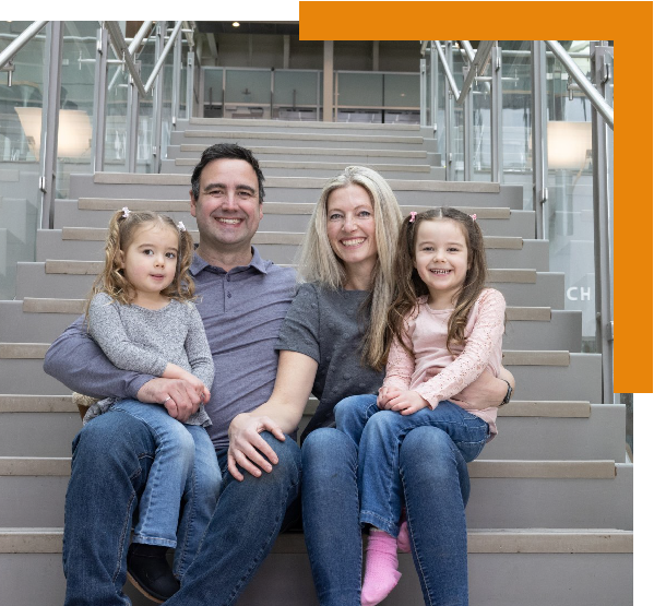 James Seabrook and family