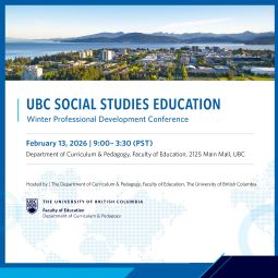 UBC Social Studies Education Winter Professional Development Conference