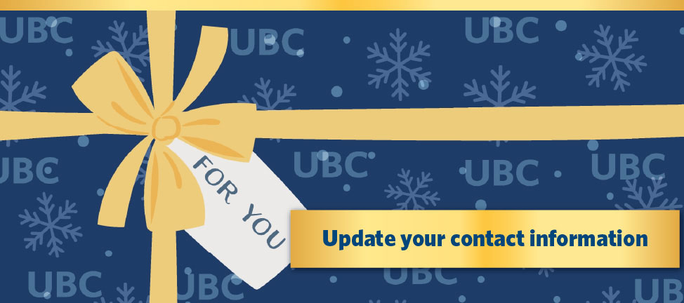 Update your contact information