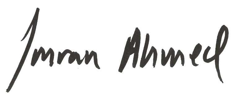 Imran Ahmed Signature