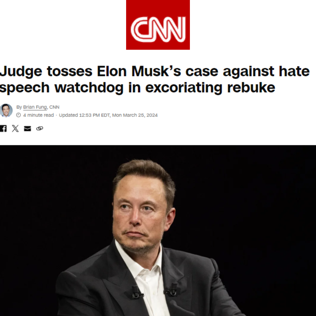 CCDH beat Elon Musk's lawsuit in CNN