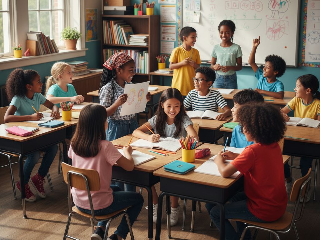 Students in classroom