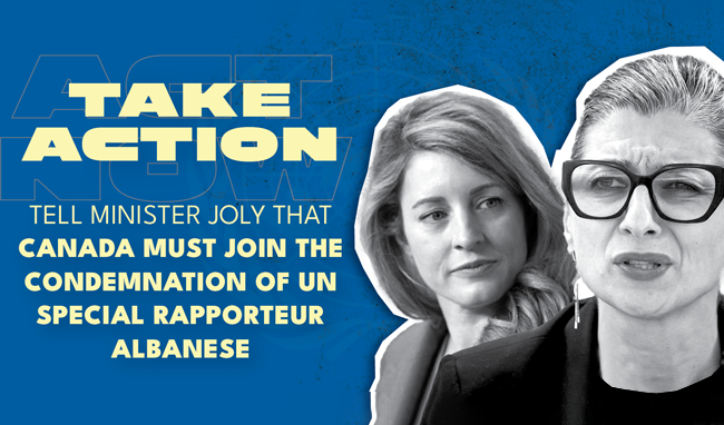 CIJA Condemns Upcoming Visit of United Nations Special Reporter Francesca Albanese