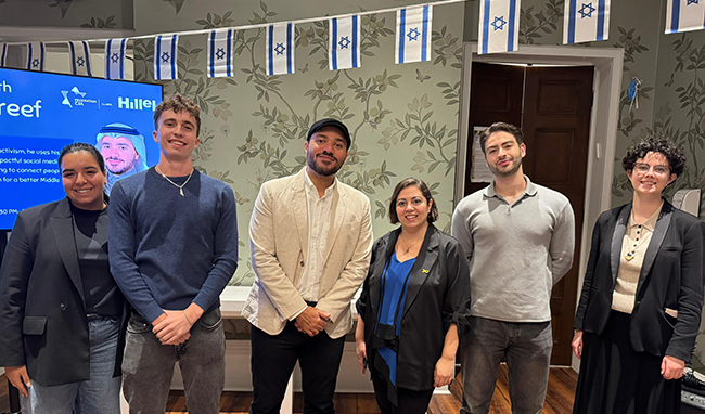 Saudi Peace Activist Loay Alshareef Inspires Students at Hillel House