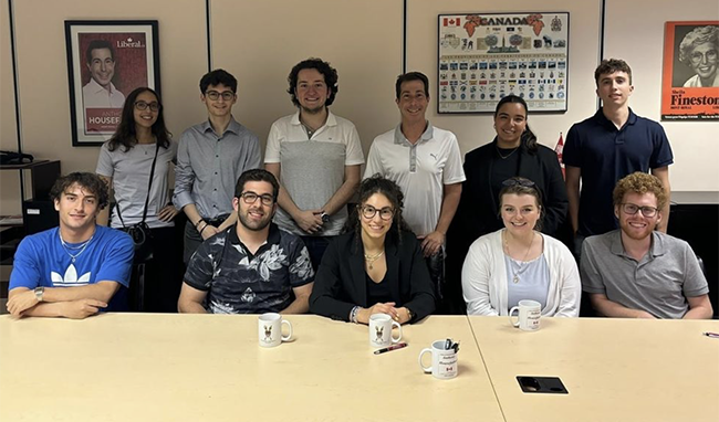 Jewish Students met Anthony Housefather