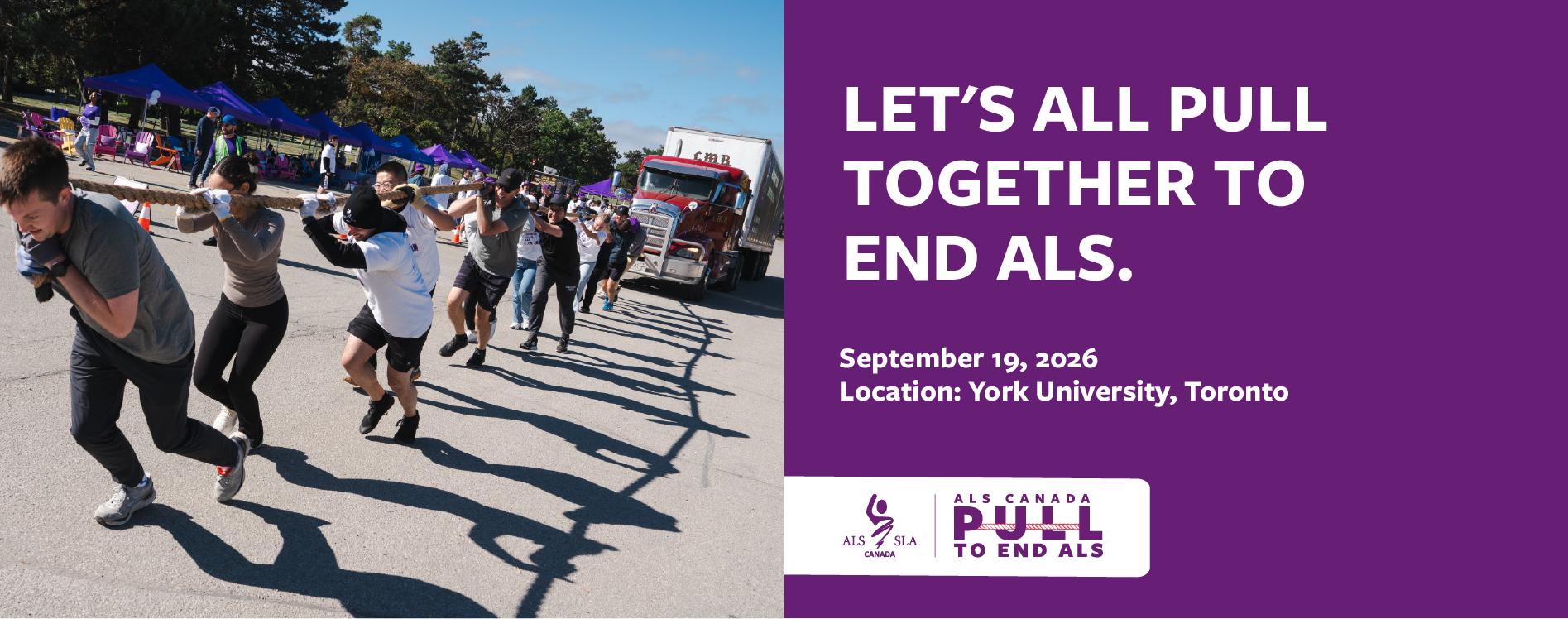 Pull to End ALS 2026 banner