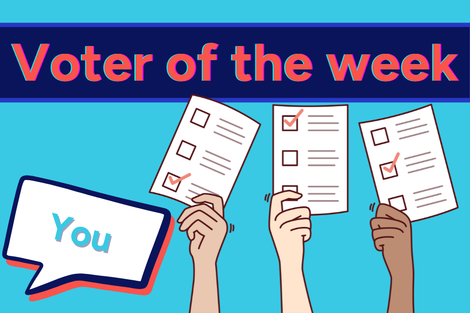 Voter of the week graphic