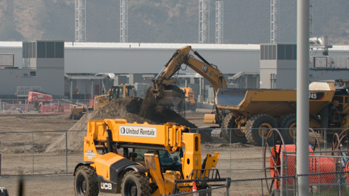 A construction site