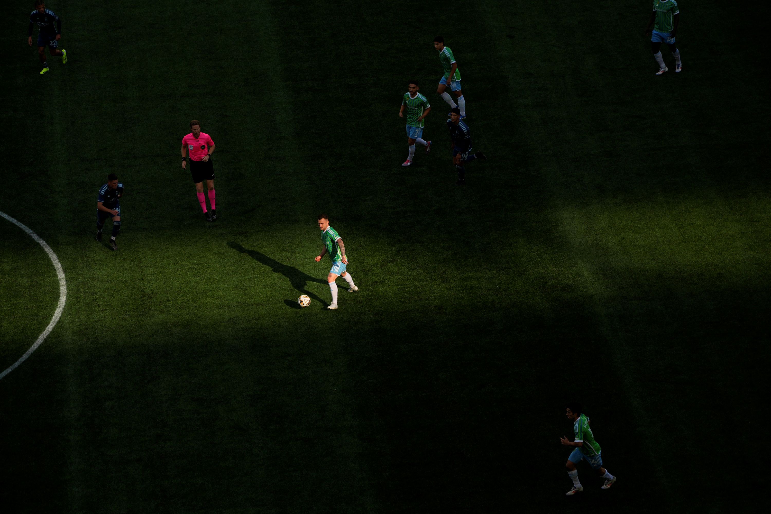 A soccer field