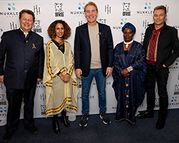 Panelists from Beyond Zoos standing together 