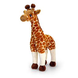 A giraffe cuddly toy