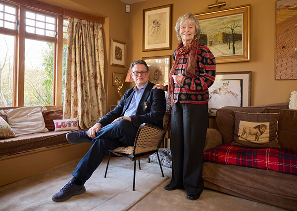 Will Travers OBE and Dame Virginia McKenna