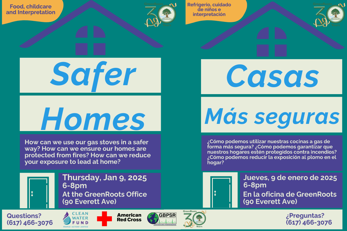 Graphic design that says Free Information Session: Safer Homes 