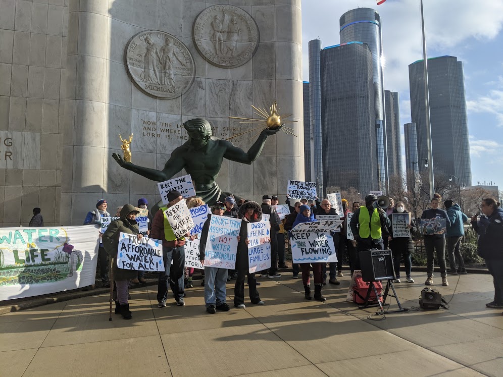 Water affordability rally in Detroit