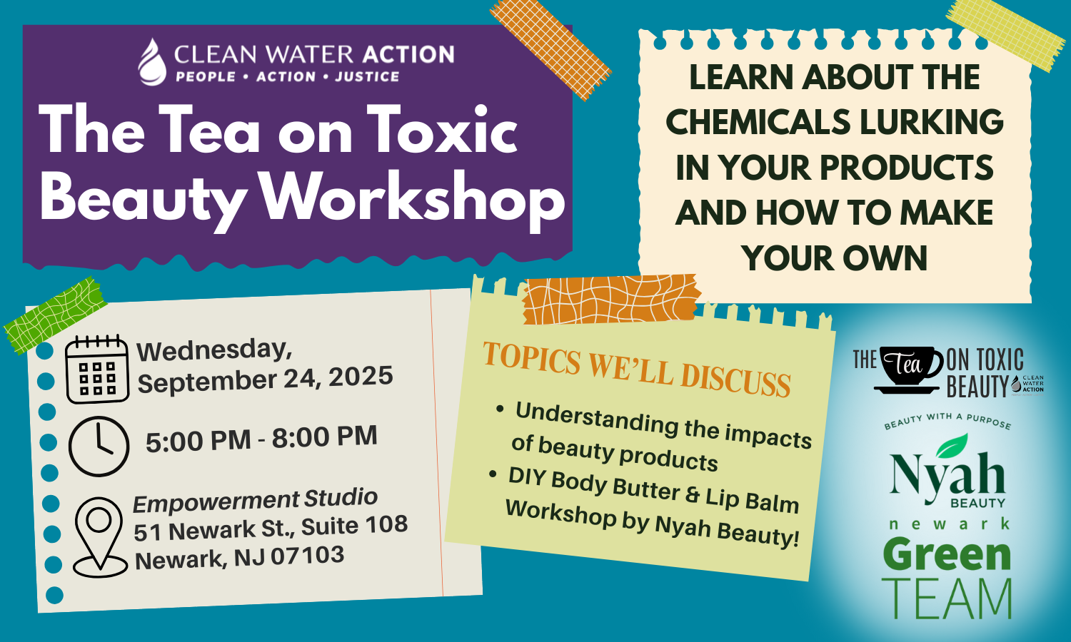 The Tea on Toxic Beauty Workshop