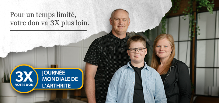 Pour un temps limite, votre don va 3X plus loin