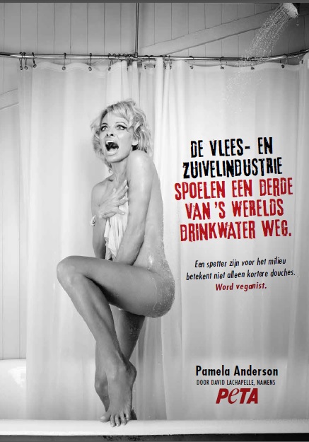 Pamela Anderson voor PETA Pamela Anderson voor PETA