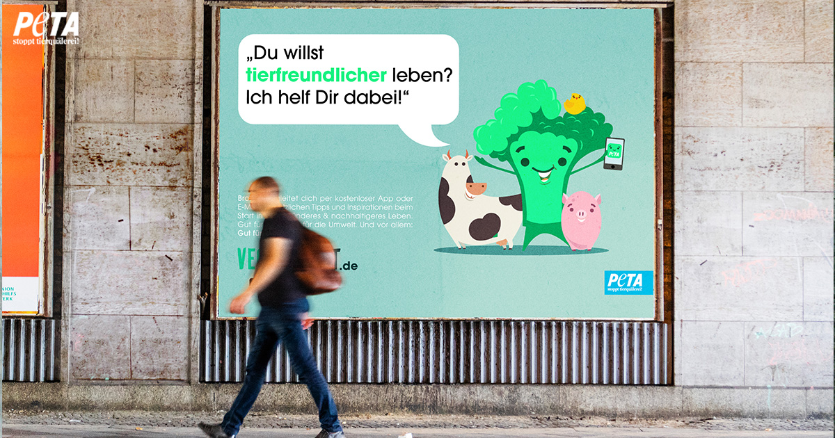  PETA Plakate  f r M nchen PETA  Deutschland e V 