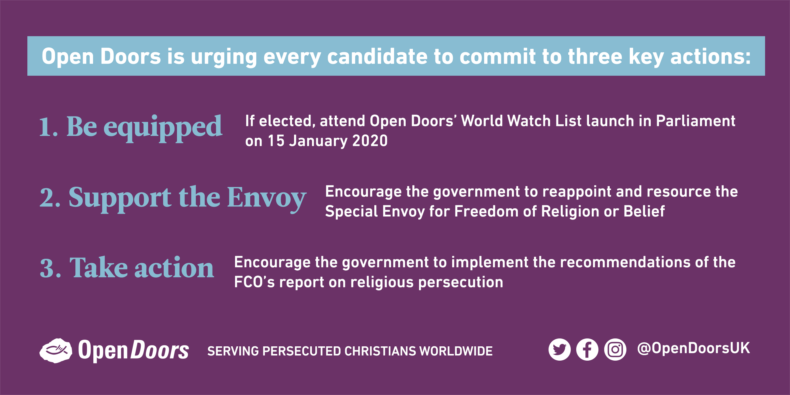 Serving Persecuted Christians Worldwide Speak Out Open